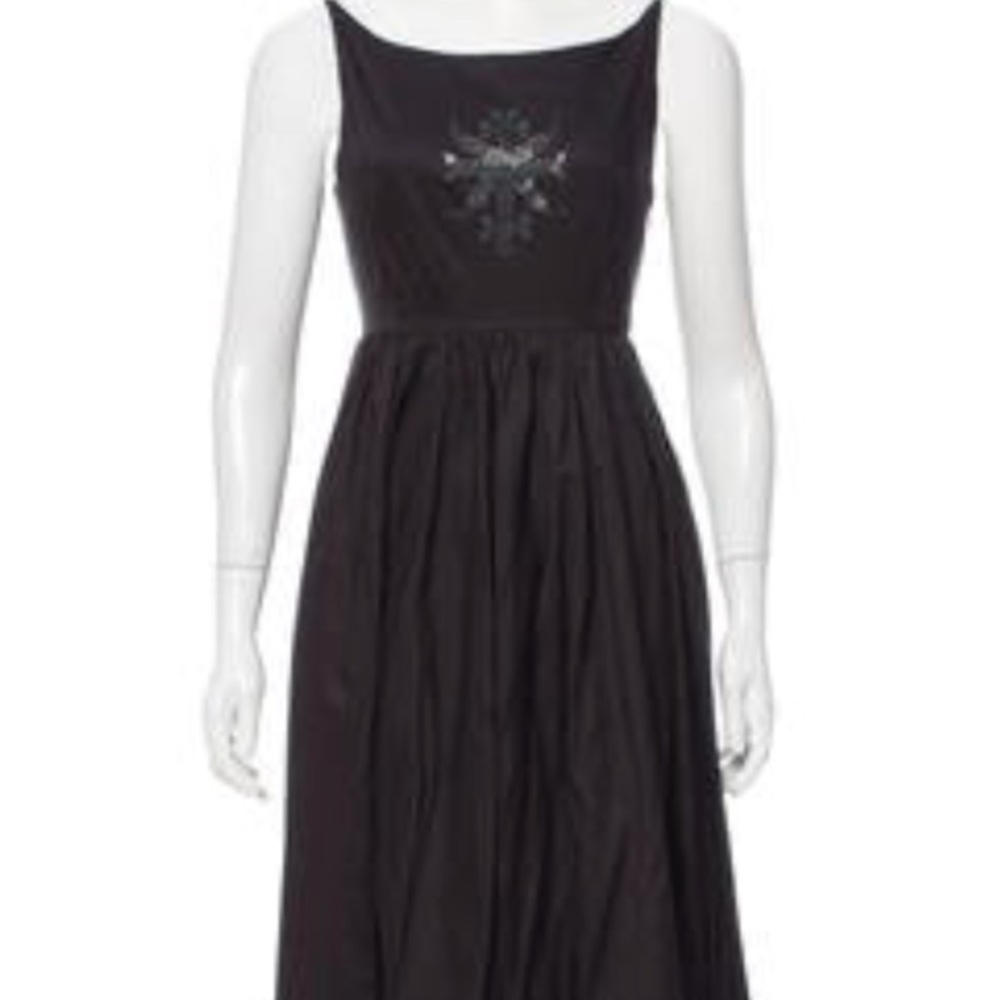 Thomas Wylde Black Maxi Dress.